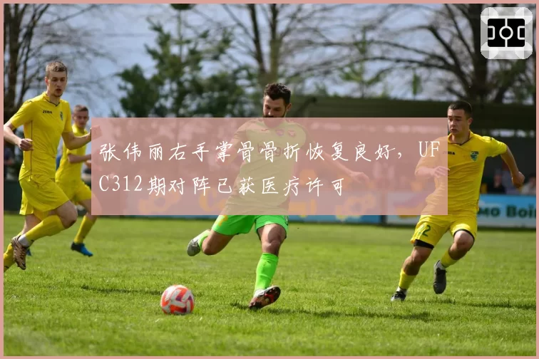 张伟丽右手掌骨骨折恢复良好，UFC312期对阵已获医疗许可